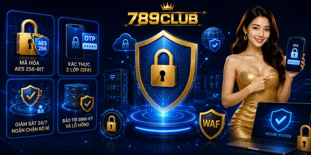 Hệ thống bảo mật đa tầng tự động tại 789CLUB