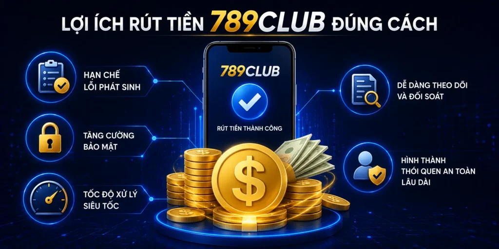 Lợi ích của việc thực hiện rút tiền 789CLUB đúng cách