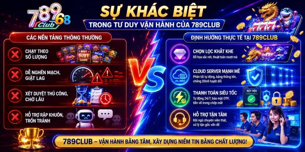 789Club và sự khác biệt trong vận hành